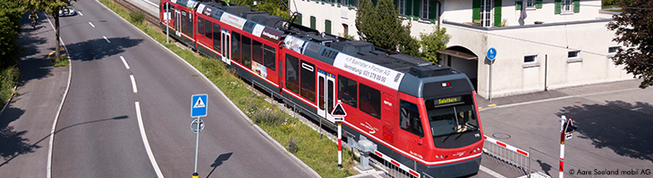 DiLoc|OnBoard: Fahrgastinformation im Zug - Aare Seeland mobil